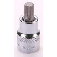 Sealey 3/8"Dr Spline Socket Bit M8 (Fully Polished) AK6241.04