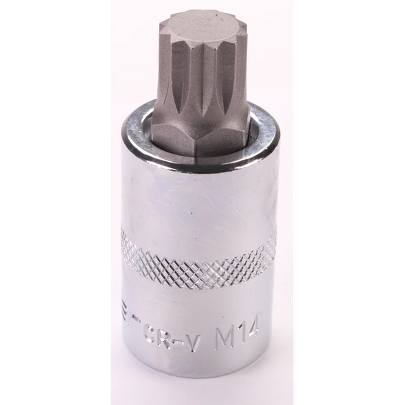 Sealey 1/2"Dr Spline Socket Bit M14 (Fully Polished)