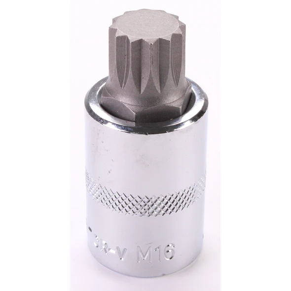 Sealey 1/2"Dr Spline Socket Bit M16 (Fully Polished)