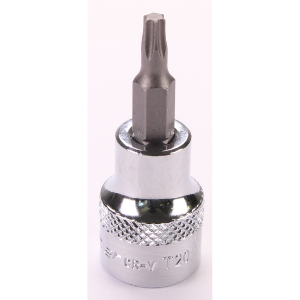 Sealey 3/8"Dr Trx-Star Socket Bit T20 (Fully Polished)