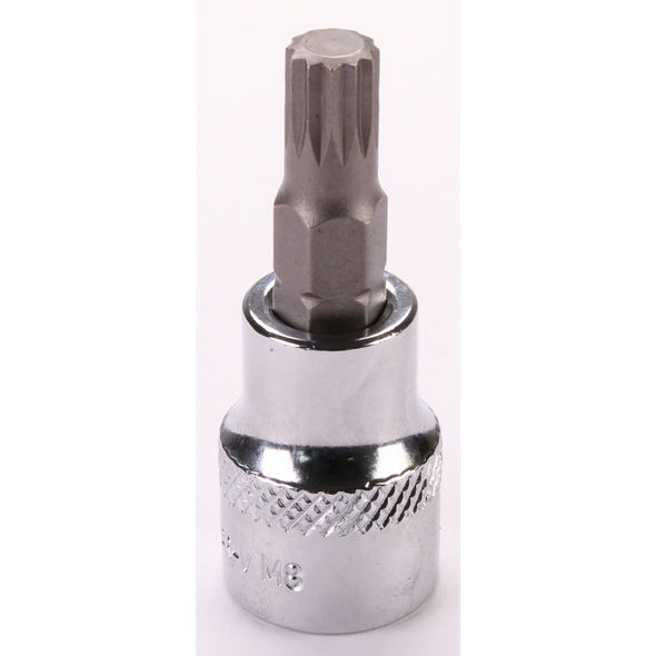 Sealey 3/8"Dr Spline Socket Bit M8 (Mirror Finish)