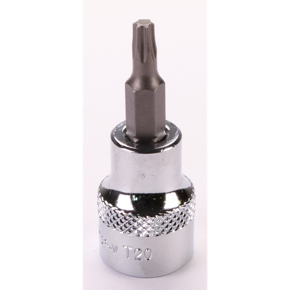 Sealey 3/8"Dr Trx-Star Socket Bit T20 (Mirror Finish)