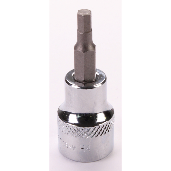 Sealey 3/8"Dr Hex Socket Bit 4mm (Mirror Finish)