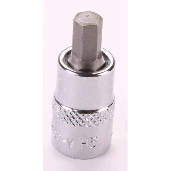 Sealey 1/4"Dr Hex Socket Bit 'Stubby' 5mm (Fully Polished)