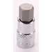 Sealey 1/4"Dr Hex Socket Bit 'Stubby' 8mm (Fully Polished)