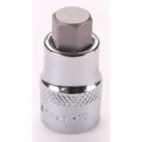 Sealey 3/8"Dr Hex Socket Bit 'Stubby' 10mm (Fully Polshed) AK6244.06