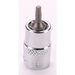Sealey 1/4"Dr Trx-Star Socket Bit 'Stubby' T8 (Mirror Finish)