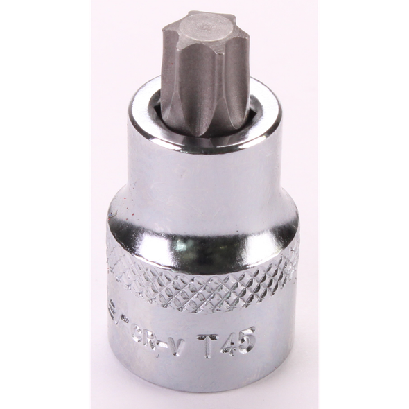 Sealey 3/8"Dr Trx-Star Socket Bit 'Stubby' T45 (Mirror Finish)