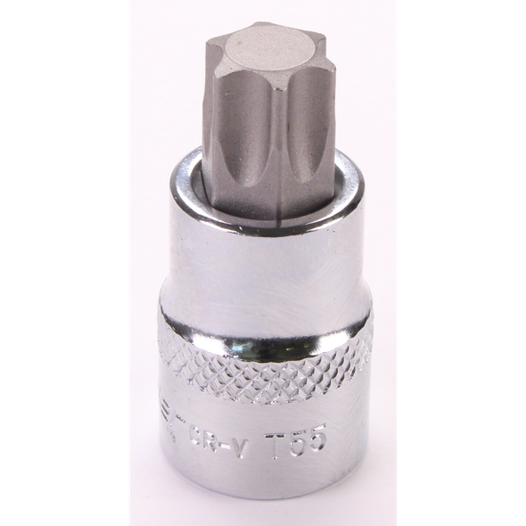 Sealey 3/8"Dr Trx-Star Socket Bit 'Stubby' T55 (Mirror Finish)