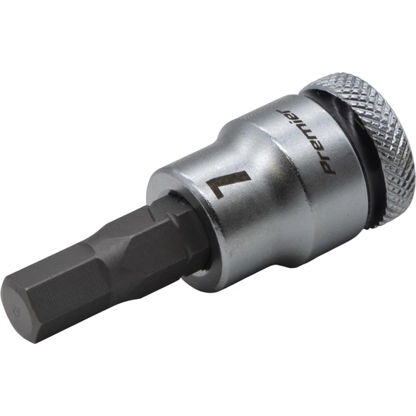 Sealey 3/8"Dr Hex Bit Socket 7mm (Black Coded Ring)