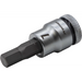 Sealey 3/8"Dr Hex Bit Socket 7mm (Black Coded Ring)