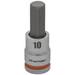 Sealey 3/8"Dr Hex Bit Socket 10mm (Orange Coded Ring)