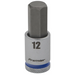 Sealey 3/8"Dr Hex Bit Socket 12mm (Blue Coded Ring)