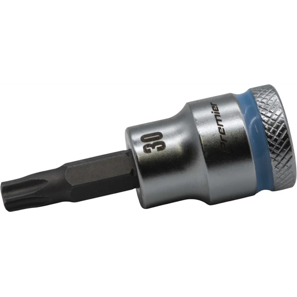 Sealey 3/8"Dr TRX-Star Socket Bit T30 (Cyan Coded Ring)