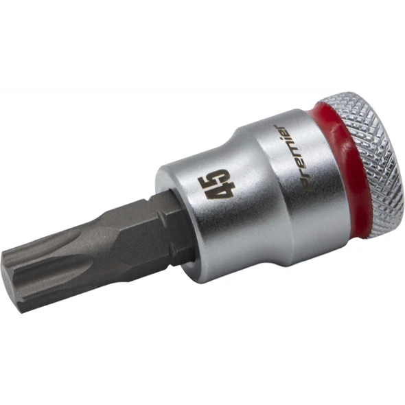 Sealey 3/8"Dr TRX-Star Socket Bit T45 (Red Coded Ring)