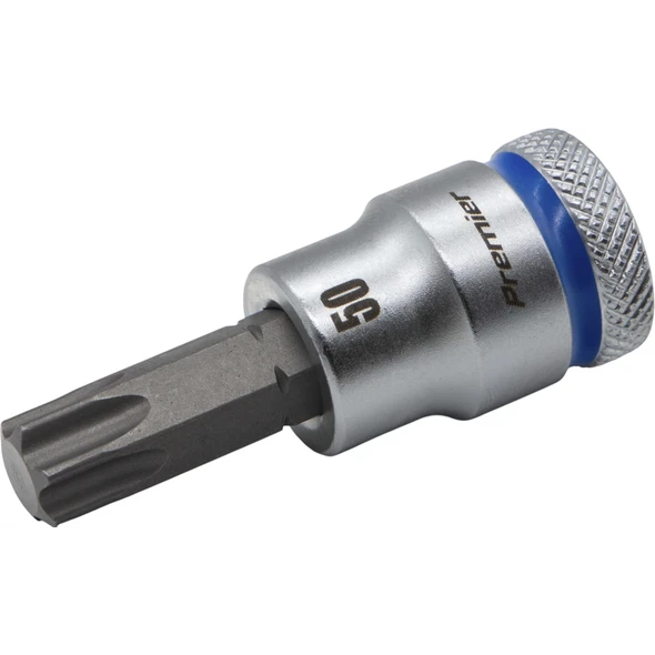 Sealey 3/8"Dr TRX-Star Socket Bit T50 (Blue Coded Ring)