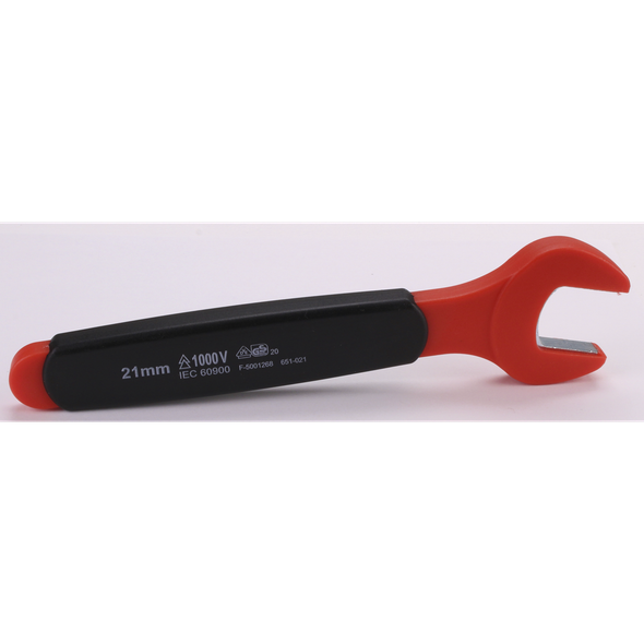 Sealey Insulated Open End Wrench 21mm