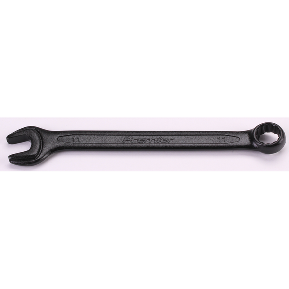 Sealey 15° Offset Open End/Ring Spanner 11mm 'Black Series'