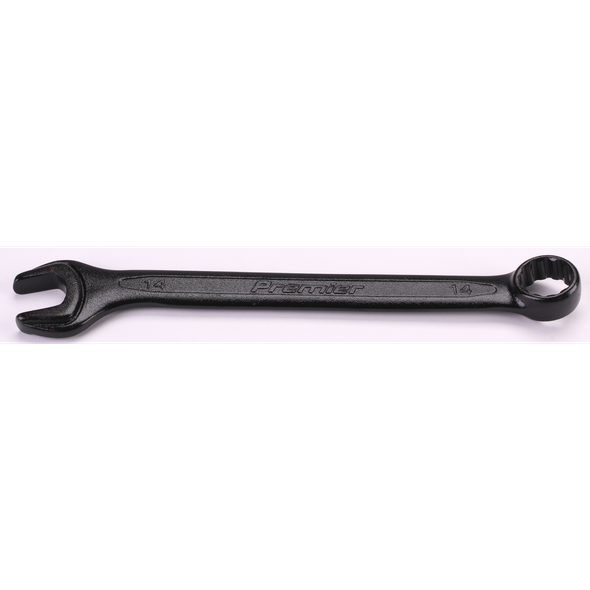 Sealey 15° Offset Open End/Ring Spanner 14mm 'Black Series'