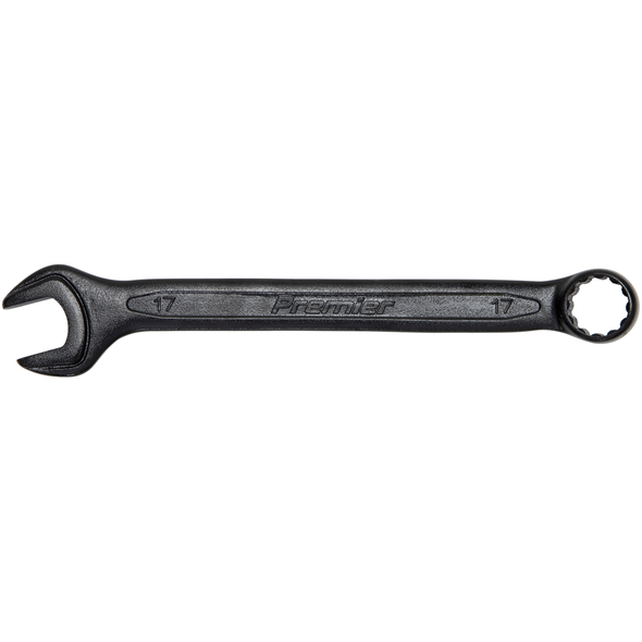 Sealey 15° Offset Open End/Ring Spanner 17mm 'Black Series'