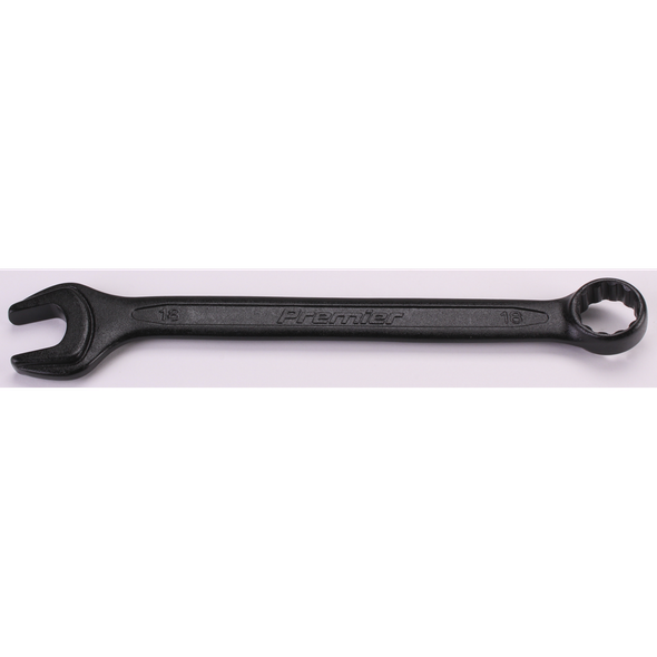 Sealey 15° Offset Open End/Ring Spanner 18mm 'Black Series'
