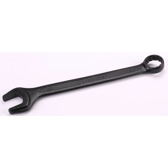 Sealey 15° Offset Open End/Ring Spanner 25mm 'Black Series'