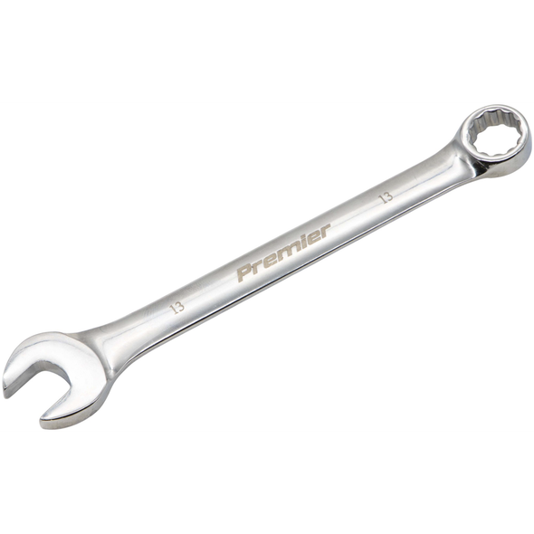 Sealey Combination Open & Ring Spanner 13mm (Fully Polished)