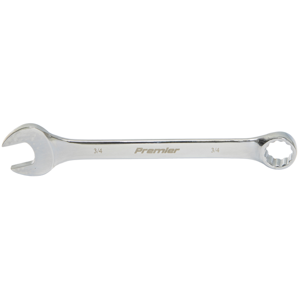 Sealey 3/4" Combination Open & Ring Spanner (Fully Polished)