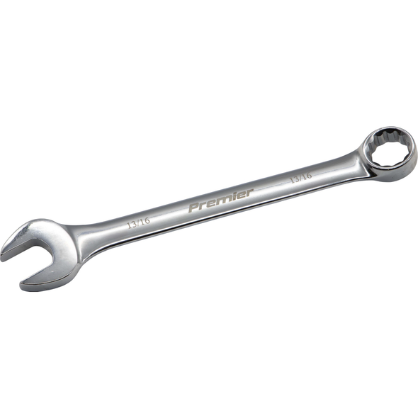 Sealey 13/16" Combination Open & Ring Spanner (Fully Polished)