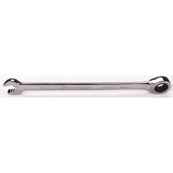 Sealey Comb. ratchet spanner 10mm (extra-long)