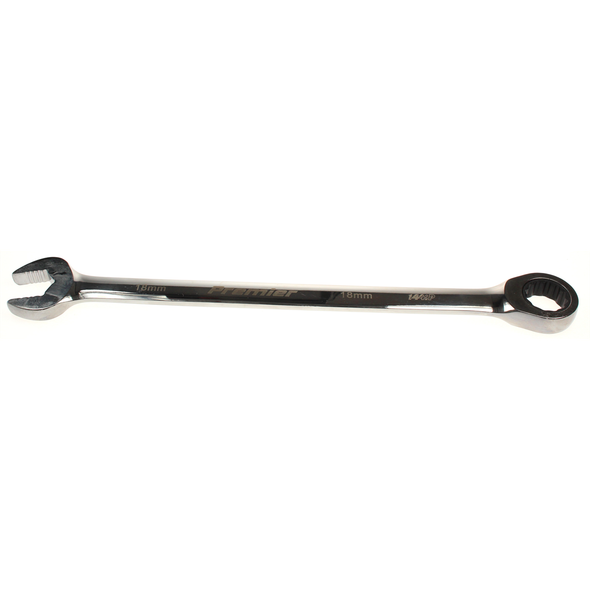 Sealey Comb. ratchet spanner 18mm (extra-long)