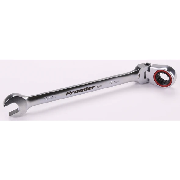 Sealey Flex-Head Ratchet Comb. Spanner 10mm