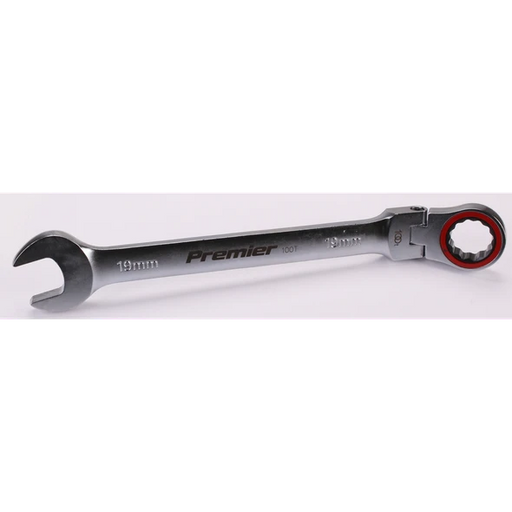Sealey Flex-Head Ratchet Comb. Spanner 19mm