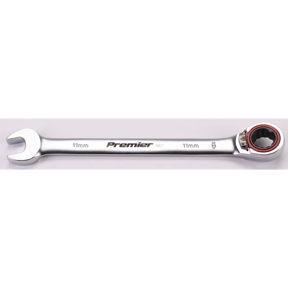 Sealey Reversible Ratchet Comb. Spanner 11mm