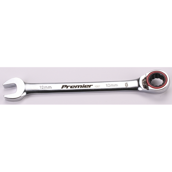 Sealey Reversible Ratchet Comb. Spanner 12mm