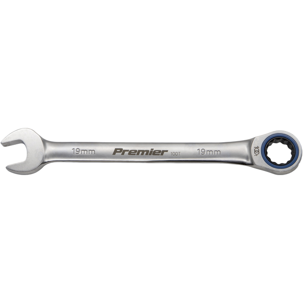 Sealey Combination Ratchet Spanner 19mm (Platinum Series)