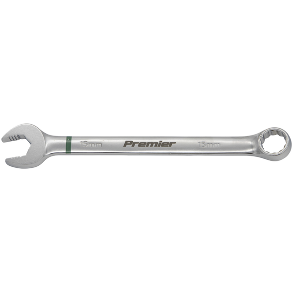 Sealey Combination Spanner 'Anti-Slip' 15mm (Platinum Series)