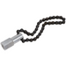 Sealey Oil Filter Chain Wrench 135mm Capacity 1/2"Sq Drive AK641 Sealey - Town Tools 