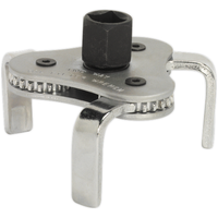 Sealey Oil Filter Claw Wrench63-103mm Capacity 3/8" & 1/2"Sq Drive AK642