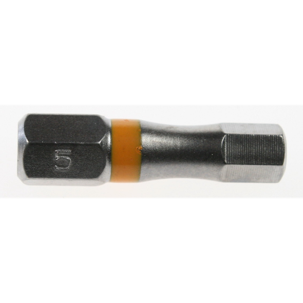 Sealey Hex bit h5 25mml 'orange' (impact grade)