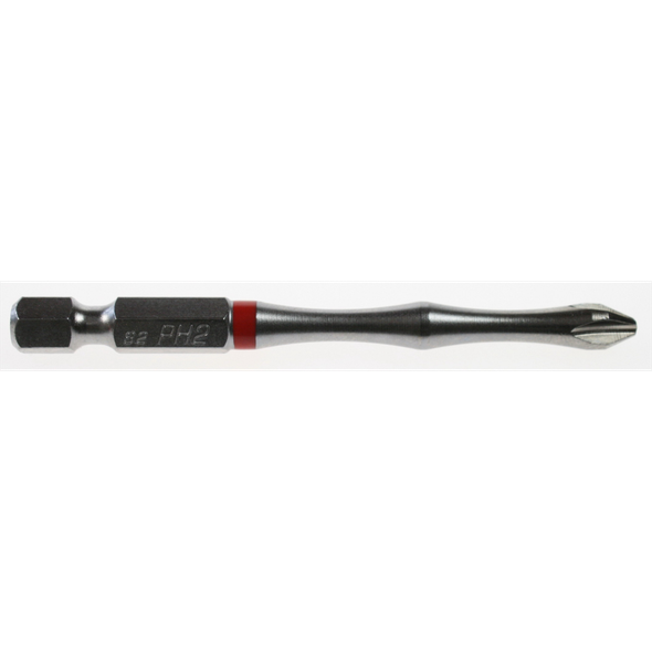 Sealey Phillips bit ph3 75mml 'red' (impact grade)