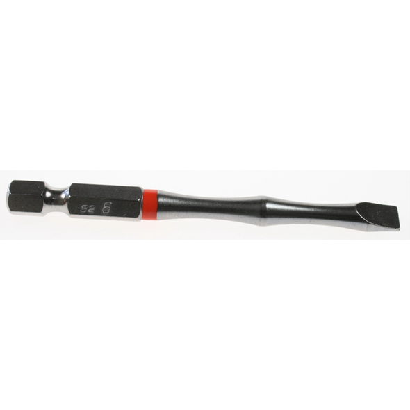 Sealey Slotted bit sl6 75mml 'dark orange' (impact grade)