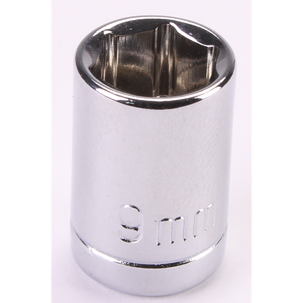 Sealey Socket 1/4"dr 9mm
