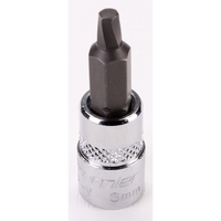 Sealey 1/4"Dr Hex Socket Bit (Lock-On) 3mm AK65600.01