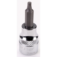 Sealey 3/8"Dr Hex Socket Bit (Lock-On) 3mm AK65601.01