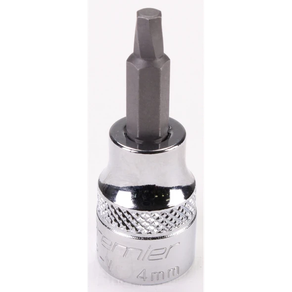 Sealey 3/8"Dr Hex Socket Bit (Lock-On) 4mm