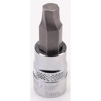 Sealey 3/8"Dr Hex Socket Bit (Lock-On) 7mm AK65601.05