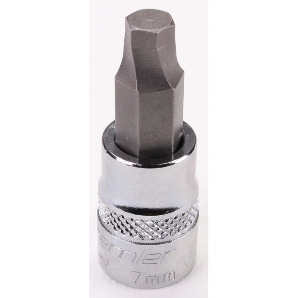 Sealey 3/8"Dr Hex Socket Bit (Lock-On) 7mm