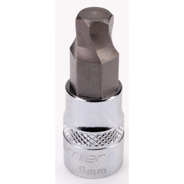 Sealey 3/8"Dr Hex Socket Bit (Lock-On) 9mm