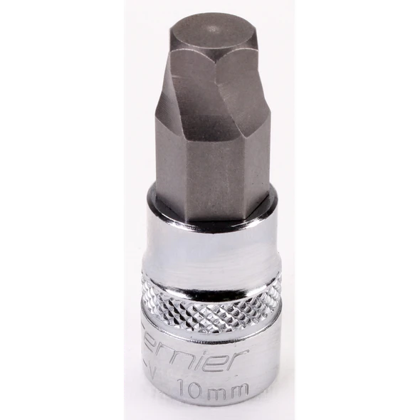 Sealey 3/8"Dr Hex Socket Bit (Lock-On) 10mm